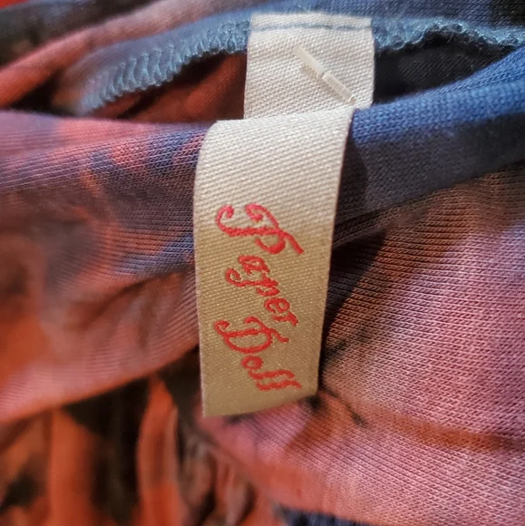 Paper Doll Tye-dye Lace Skirt - Picture 7 of 9